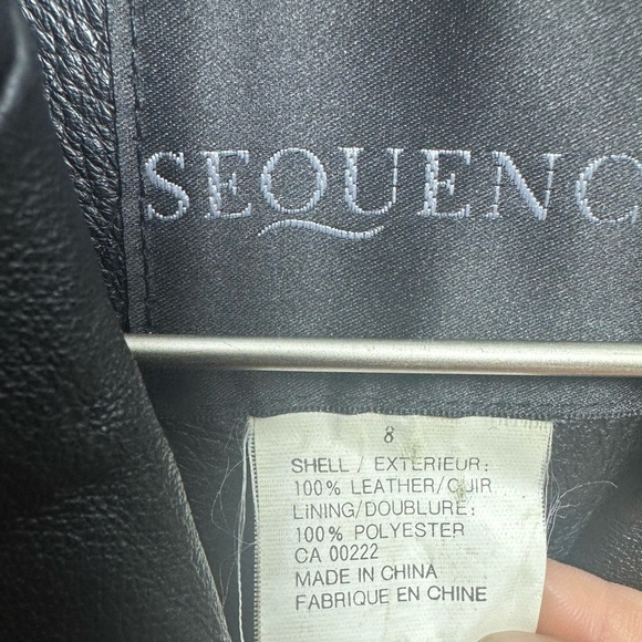 Genuine leather blazer - Picture 3 of 7